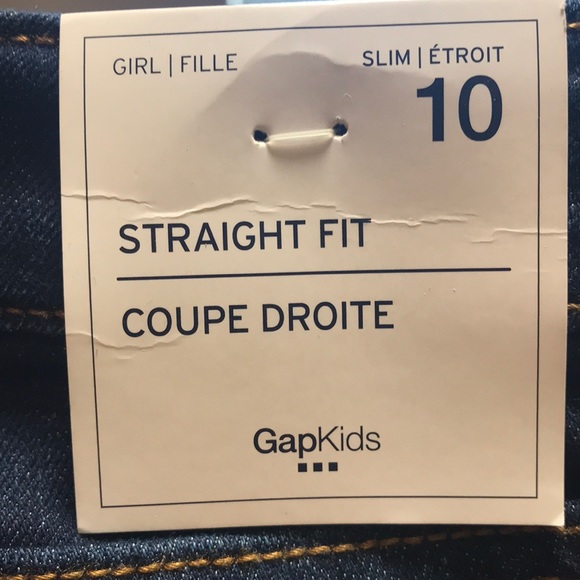 NWT Girls Gap Straight Fit Jeans - Picture 3 of 3